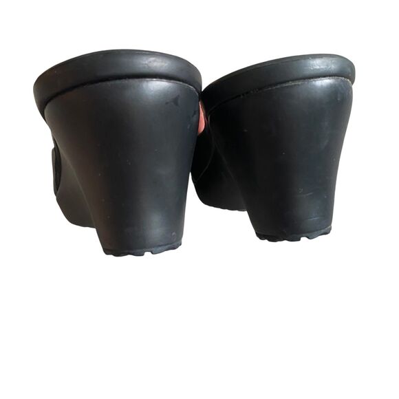 Crocs Kadee Wedge Sandal Women’s 8 Black Slip On Casual Comfort Beach - Picture 8 of 8